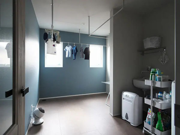 ランドリールームの施工事例4