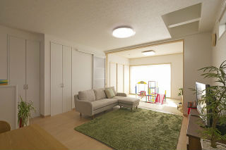 ユーロプランニング_リビングの施工事例1